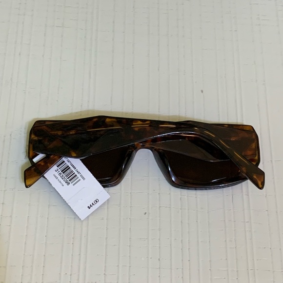 Express rectangular frame sunglasses